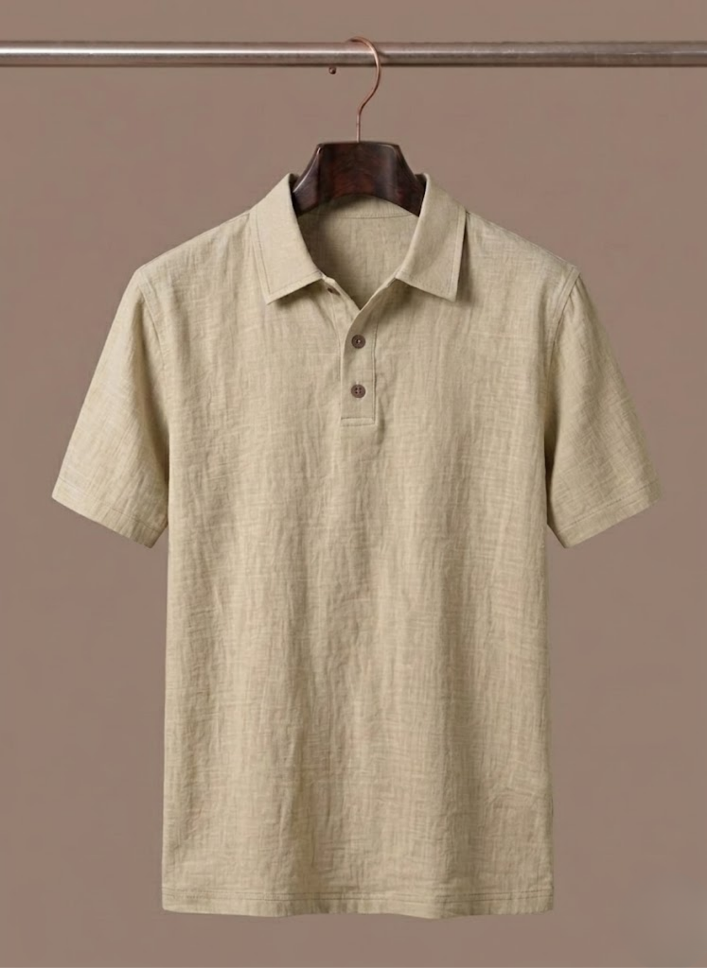 Men's Linen Style Beach Shirt – Lightweight Breathable Summer | Sorteva