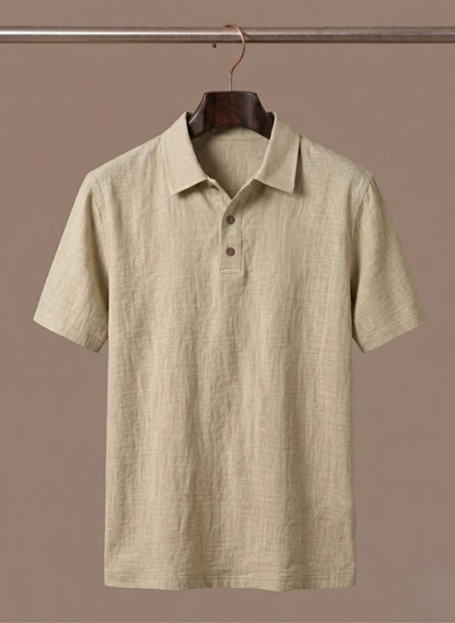 Men's Linen Style Beach Shirt – Lightweight Breathable Summer | Sorteva