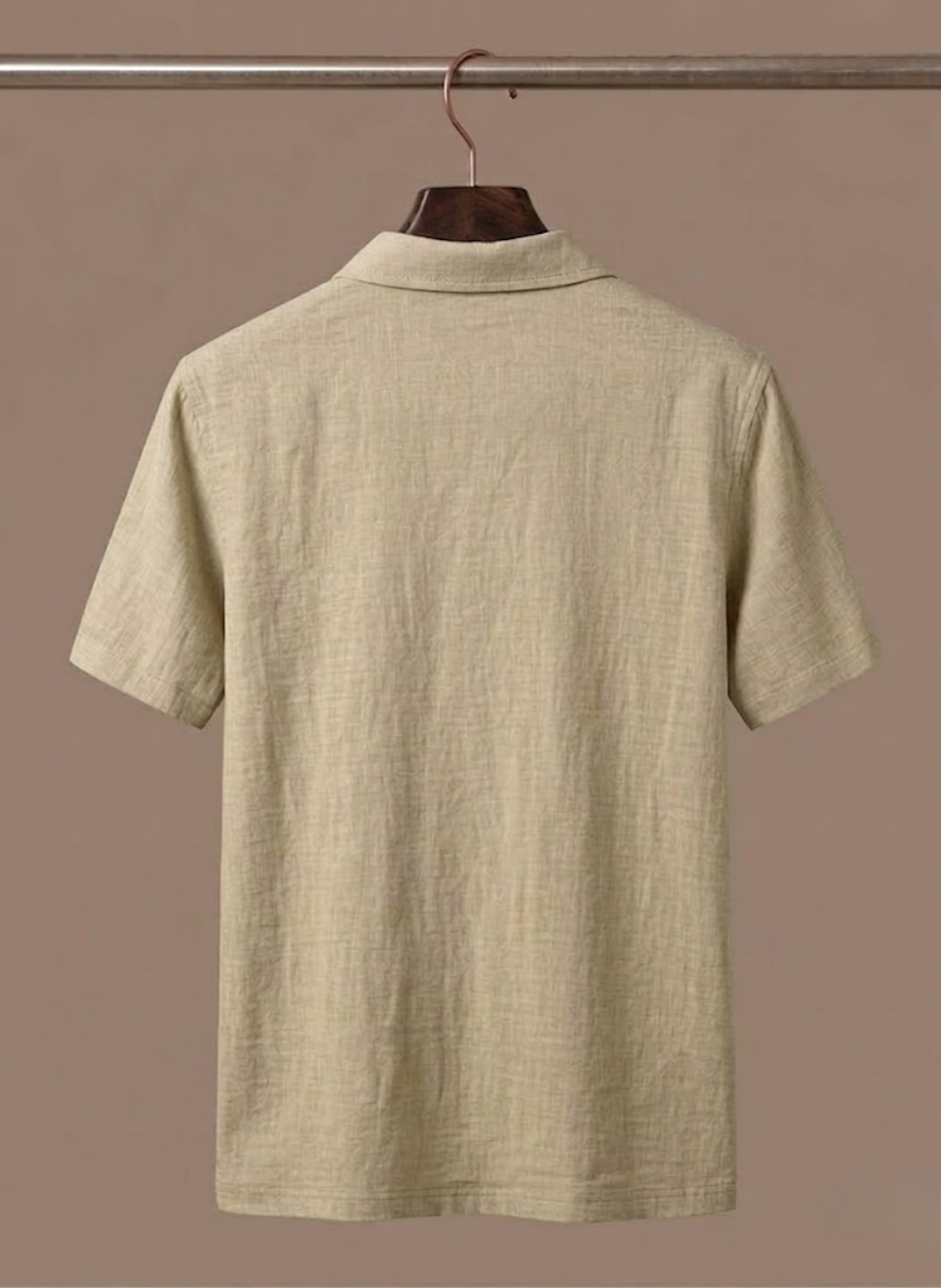 Men's Linen Style Beach Shirt – Lightweight Breathable Summer | Sorteva
