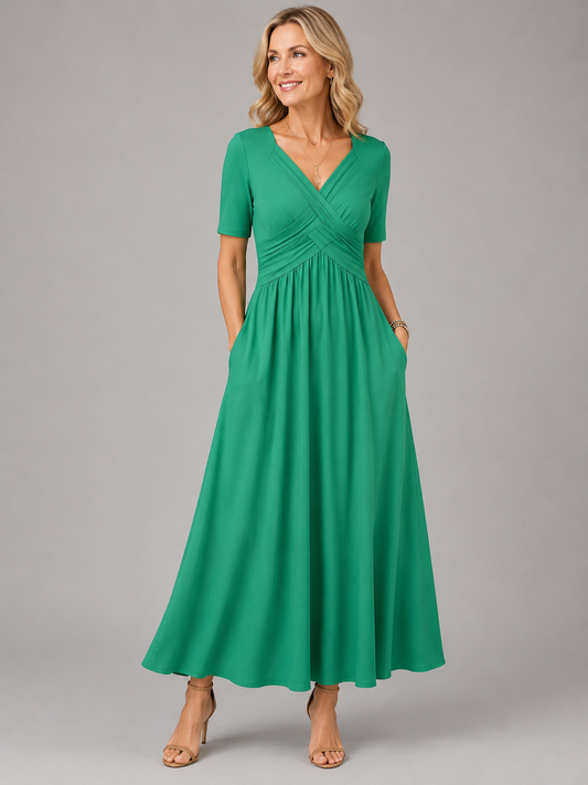 Angeli™ |  Elegant Midi Dress