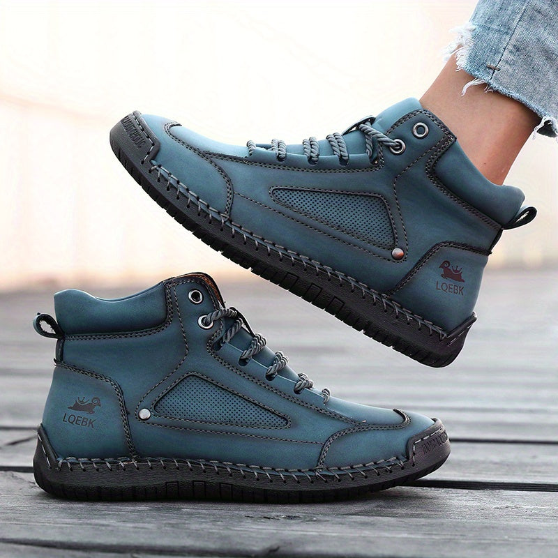 Elina™ – Mid-Top Comfort Sneakers for Women | Hand-Stitched, Wide Toe Box & Anti-Slip Sole