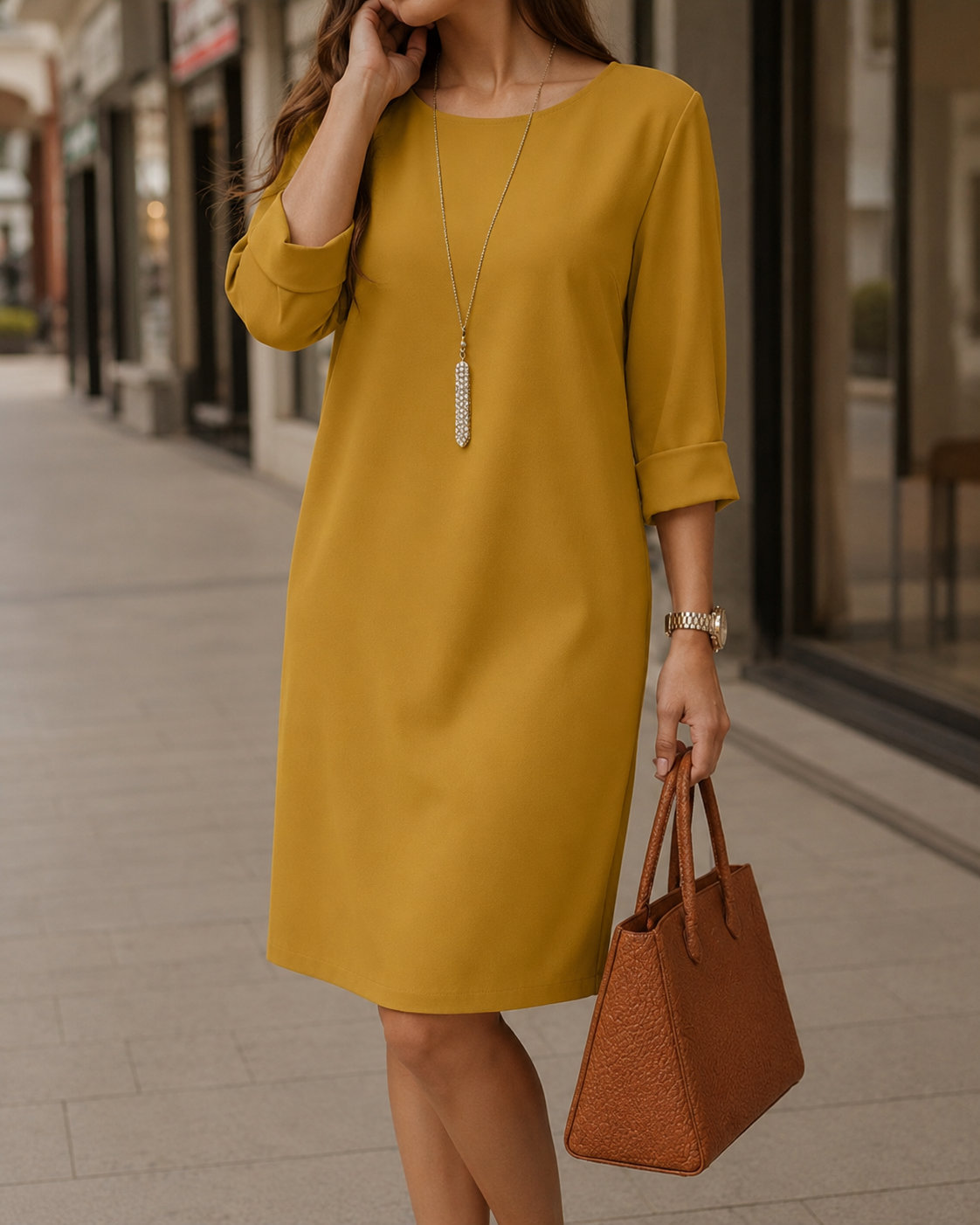 Odette™ | Effortless Comfort Midi Dress