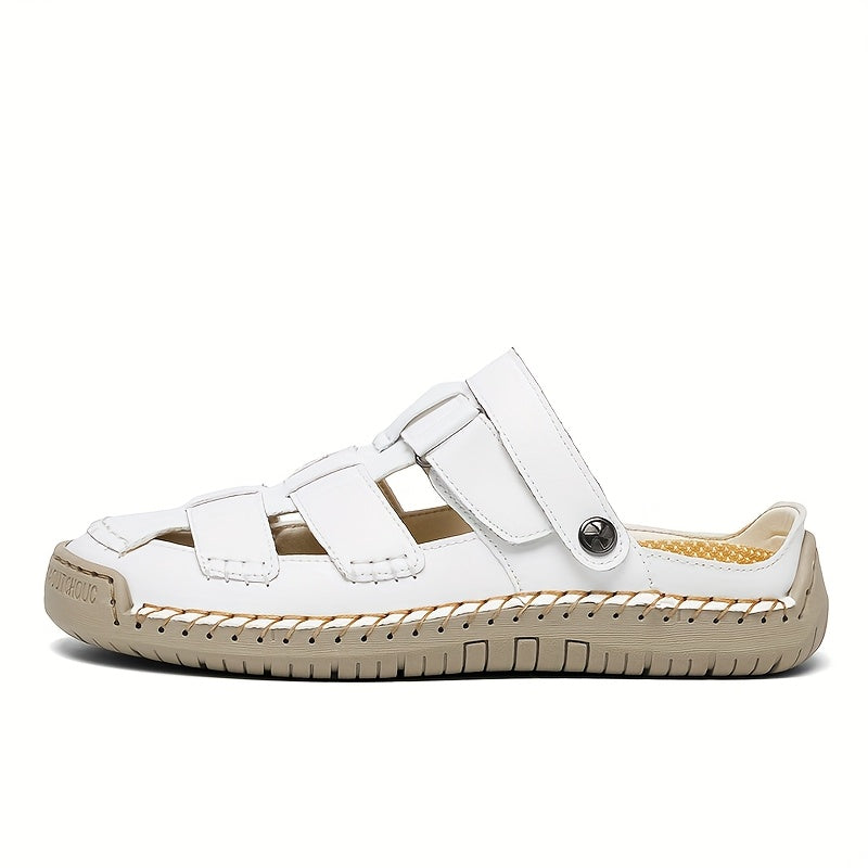 Soraya™ – Adjustable Closed-Toe Comfort Sandals | Hook-&-Loop Straps, Wide Toe Box & All-Day Comfort