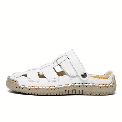 Soraya™ – Adjustable Closed-Toe Comfort Sandals | Hook-&-Loop Straps, Wide Toe Box & All-Day Comfort