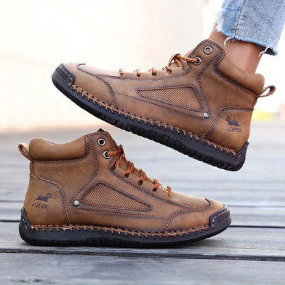 Elina™ – Mid-Top Comfort Sneakers for Women | Hand-Stitched, Wide Toe Box & Anti-Slip Sole