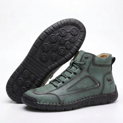 Elina™ – Mid-Top Comfort Sneakers for Women | Hand-Stitched, Wide Toe Box & Anti-Slip Sole