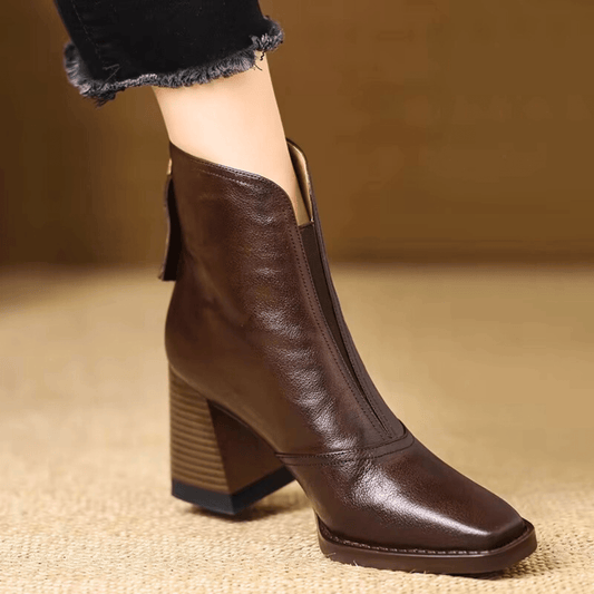 VERONICA LEATHER BOOTS